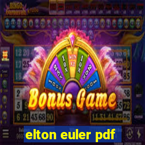 elton euler pdf